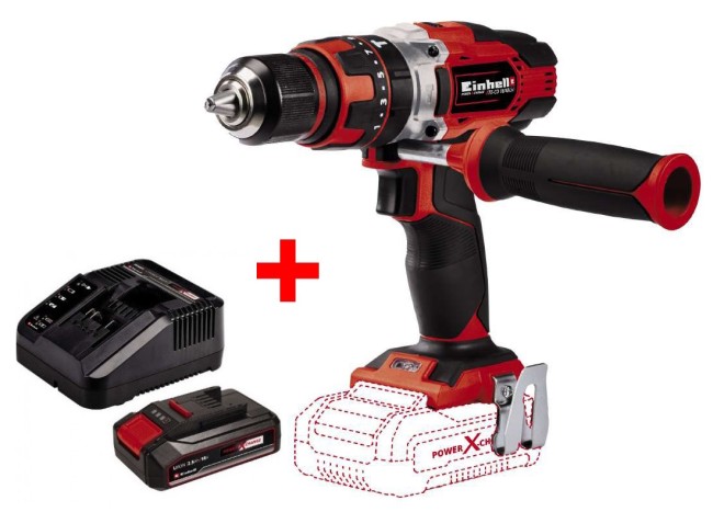 Ударний шуруповерт Einhell TE-CD 18/48 Li-i-Solo (4513926)