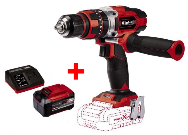 Ударний шуруповерт Einhell TE-CD 18/48 Li-i-Solo (4513926)