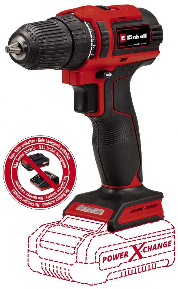 Шуруповерт безщітковий Einhell TE-CD 18/40 Li BL Solo (4513997) Шуруповерт безщітковий Einhell TE-CD 18/40 Li BL Solo (4513997)