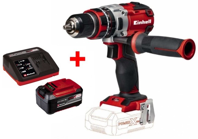 Ударний шуруповерт безщітковий Einhell TP-CD 18 Li-i Brushless - Solo (4513860)
