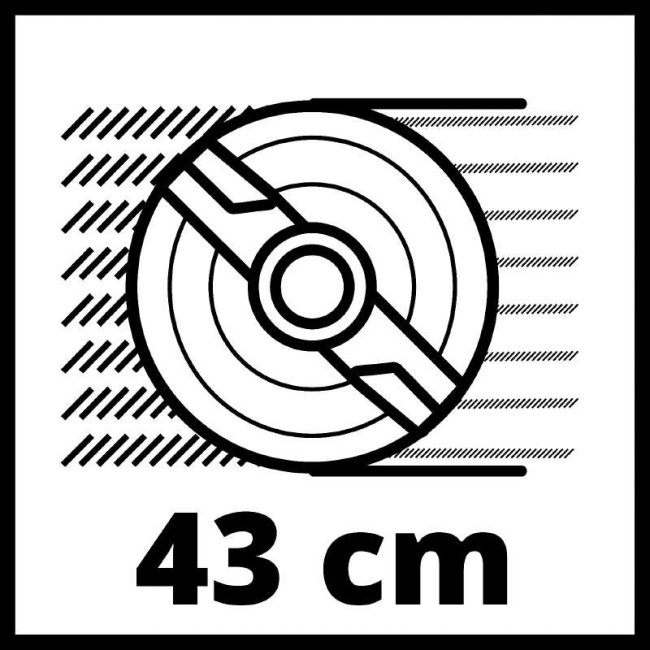 Газонокосарка акумуляторна безщіткова Einhell GE-CM 36/43 Li M - Solo (3413246)