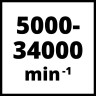 Гравер акумуляторний Einhell TE-MT 18/34 Li Solo (4419360)