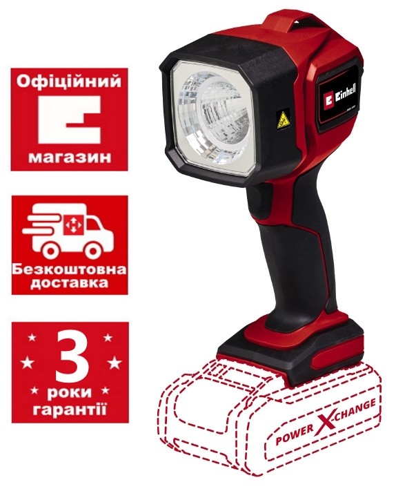 Ліхтар акумуляторний 1 LED Einhell TC-CL 18/350 Li - Solo (4514175)