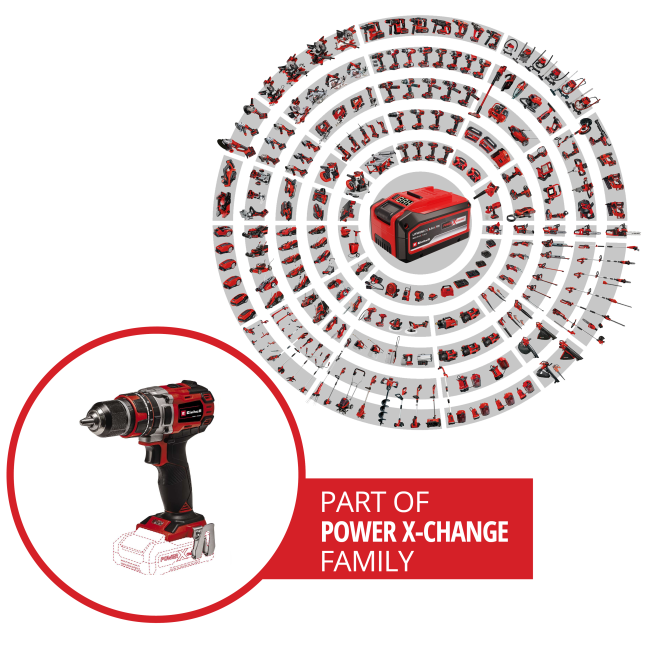 Ударний шуруповерт безщітковий Einhell TP-CD 18/50 Li-i BL Solo (4513942)