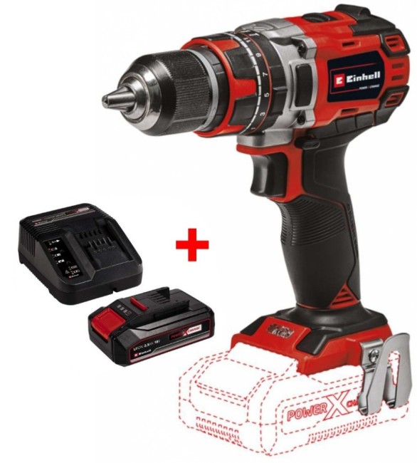 Ударний шуруповерт безщітковий Einhell TP-CD 18/50 Li-i BL Solo (4513942)