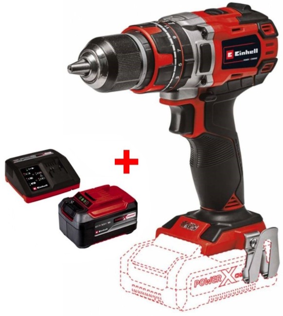 Ударний шуруповерт безщітковий Einhell TP-CD 18/50 Li-i BL Solo (4513942)