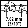 Ланцюг для пилки Einhell 15 см, 1.0 мм, 28T, 7.62 мм (4500174)
