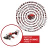 Акция! Набор Угловая шлифмашина Einhell X-Change AXXIO 18/150 Kit 4 Ач (4431144, 4512042)