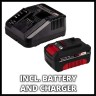 Акция! Набор Угловая шлифмашина Einhell X-Change AXXIO 18/150 Kit 4 Ач (4431144, 4512042)
