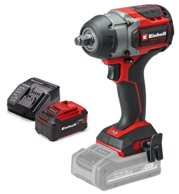 Ударный гайковерт аккумуляторный бесщеточный Einhell Professional TP-CW 18/750-C Li BL-Solo (4510065)