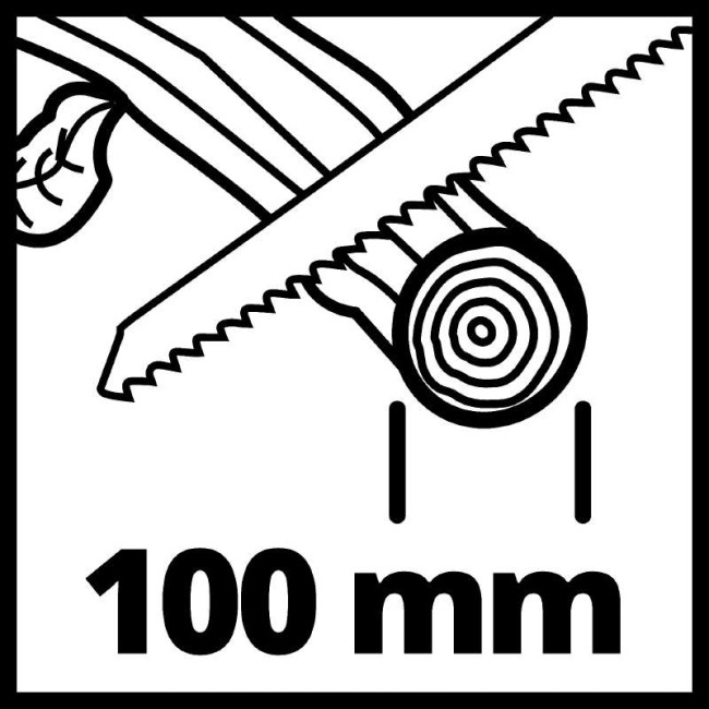 Уценка! Обрезная аккумуляторная пила Einhell GE-GS 18/150 Li - Solo (3408290 уценка)