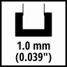 Шина до обрізної пилки Einhell, 15 см, 1.0 мм (4500163)