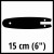 Шина к обрезной пиле Einhell, 15 см, 1.0 мм (4500163)