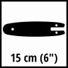 Шина до обрізної пилки Einhell, 15 см, 1.0 мм (4500163)