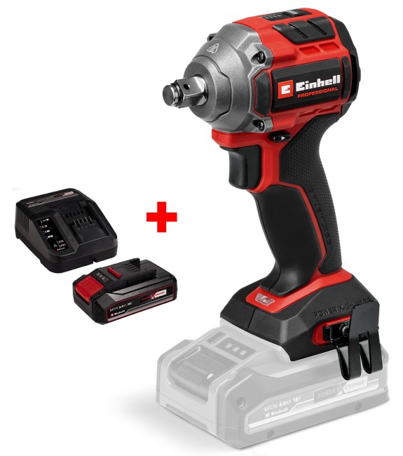 Ударный гайковерт аккумуляторный бесщеточный Einhell Professional TP-CW 18/260-C Li BL - Solo (4510090) Ударный гайковерт аккумуляторный бесщеточный Einhell Professional TP-CW 18/260-C Li BL - Solo (4510090)