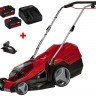 Акция! Набор газонокосилка аккумуляторная Einhell GE-CM 36/43 Li M - Solo + зарядное устройство и 2 аккумулятора 18V 3,0 Ah (3413246,4512098)