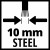 Щетка нейлоновая и стальная к Einhell GC-EG 1410 / GE-CC 18 Li - Solo, 2 шт (3424115)