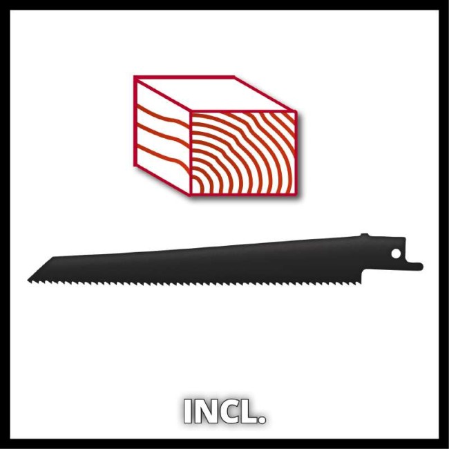 Акція! Пила шабельна Einhell TE-AP 18/22 Li Solo + зарядний пристрій і акумулятор 18V 2,5 Аh (4326300,4512097) Акція! Пила шабельна Einhell TE-AP 18/22 Li Solo + зарядний пристрій і акумулятор 18V 2,5 Аh (4326300,4512097)