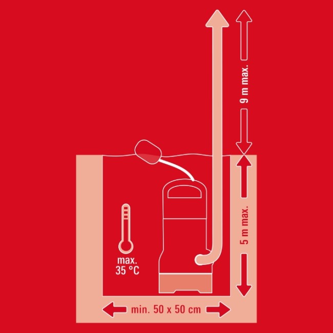 Насос для брудної води Einhell GC-DP 9035 N (4170778) Насос для брудної води Einhell GC-DP 9035 N (4170778)
