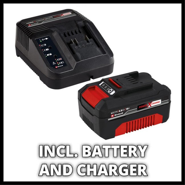 Набор Ударный гайковерт бесщеточный аккумуляторный Einhell Professional TP-CW 18/260-C Li BL - Solo + зарядное устройство и аккумулятор 18V 4,0 Ah (4510090, 4512042)