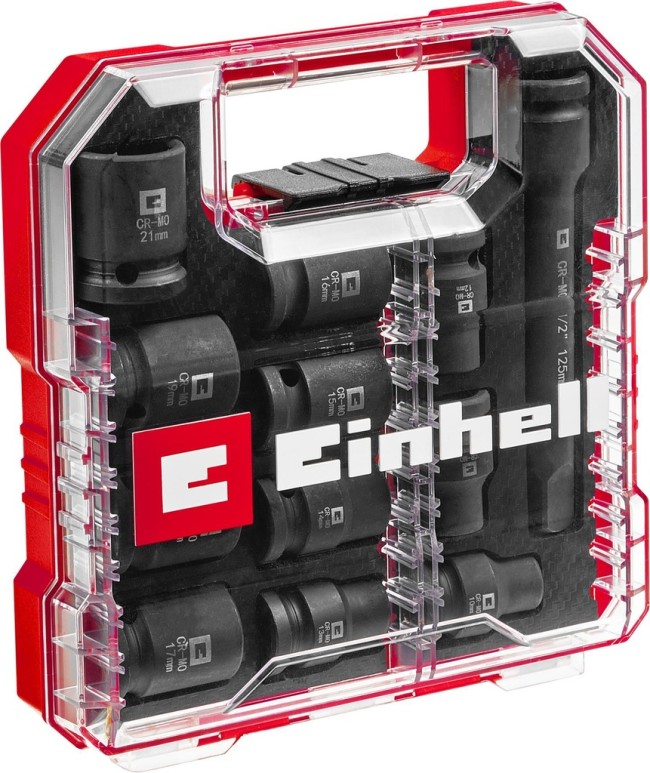 Набір ударних головок з подовжувачем Einhell, 12 шт (109283)