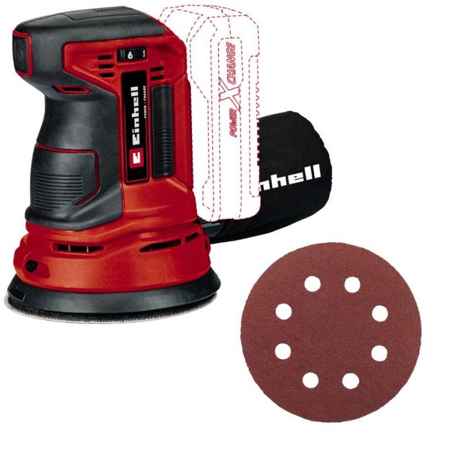 Ексцентрикова шліфмашина Einhell TE-RS 18 Li - Solo (4462010)