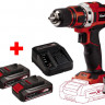 Акция! Набор шуруповерт Einhell TE-CD 18/40 Li-Solo + зарядное устройство и 2 аккумулятора 18V 2,5 Ah