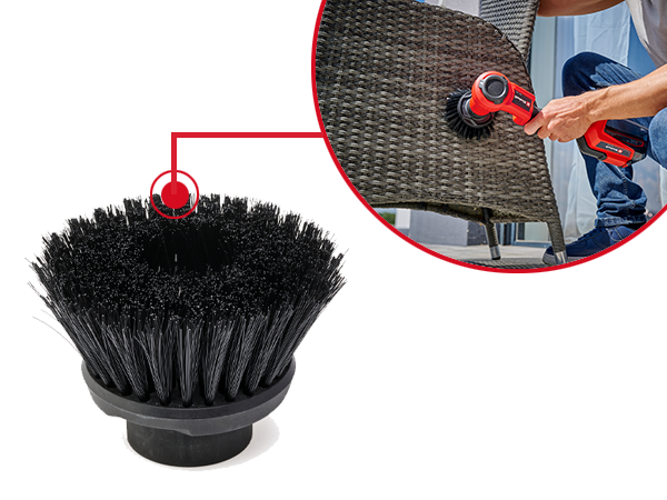 Аккумуляторный очиститель поверхностей Einhell PICOBELLA 18/90 (3424220) Аккумуляторный очиститель поверхностей Einhell PICOBELLA 18/90 (3424220)