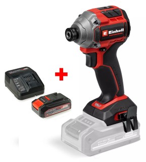 Набір ударна викрутка безщіткова Einhell Professional TP-CI 18/250-C Li BL - Solo + Starter Kit 18V 2,5 Ah (4510095, 4512097)