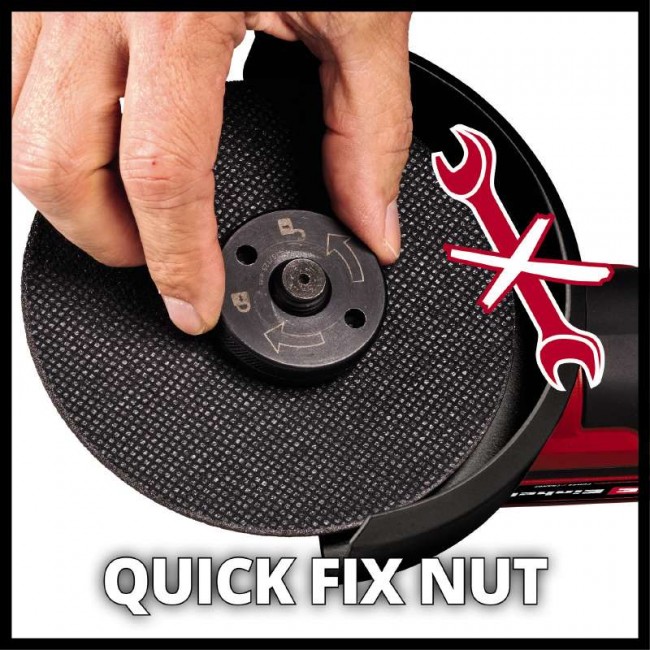 Кутова акумуляторна безщіткова шліфмашина Einhell TP-AG 18/125 CE Q Li - Solo (4431155) Кутова акумуляторна безщіткова шліфмашина Einhell TP-AG 18/125 CE Q Li - Solo (4431155)