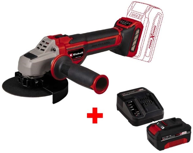Кутова акумуляторна безщіткова шліфмашина Einhell TP-AG 18/125 CE Q Li - Solo (4431155) Кутова акумуляторна безщіткова шліфмашина Einhell TP-AG 18/125 CE Q Li - Solo (4431155)