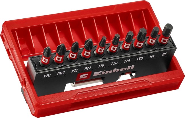Набір ударних біт 11 шт Einhell, у кишеньковому кейсі (118673)