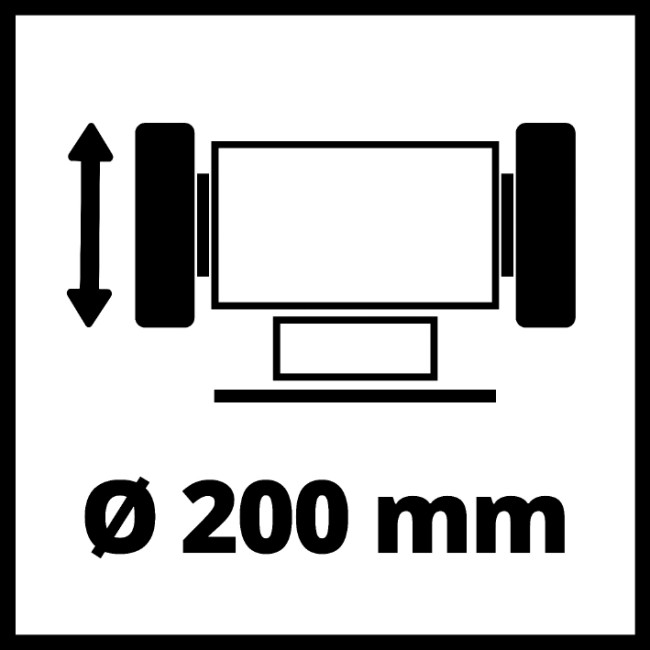 Точило Einhell TC-BG 200 L (4412633)