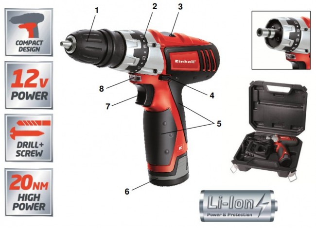 Einhell  TС-CD 12 Li 1.jpg