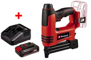 Набір степлер акумуляторний Einhell TE-CN 18 Li - Solo + зарядний пристрій і акумулятор 18V 2,5 Ah (4257790,4512097)