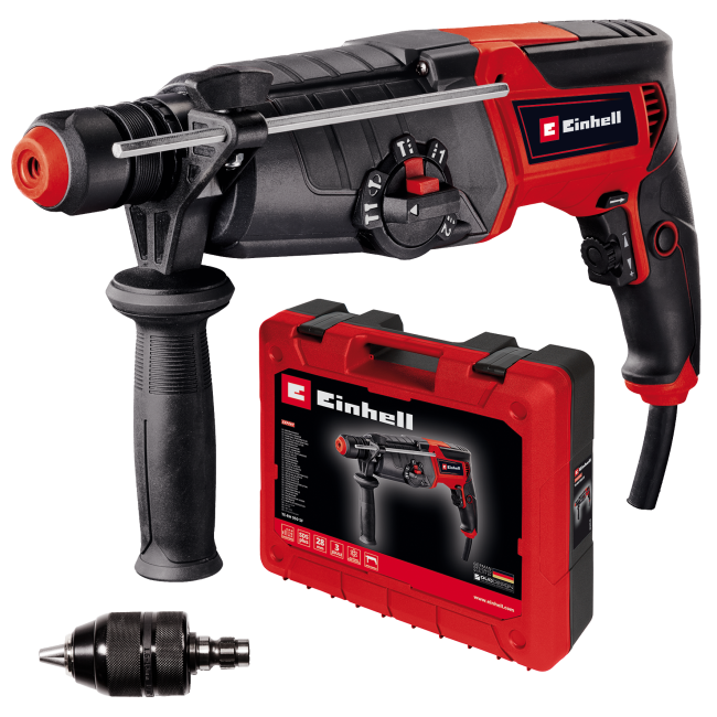 Перфоратор двошвидкісний зі знімним патроном Einhell TE-RH 950 5F (4257978) Перфоратор двошвидкісний зі знімним патроном Einhell TE-RH 950 5F (4257978)