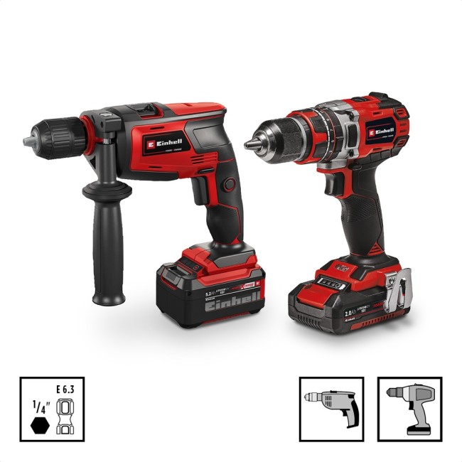 Набір трубчастих свердел по плитці 4 шт Einhell, XS-Case (500404)