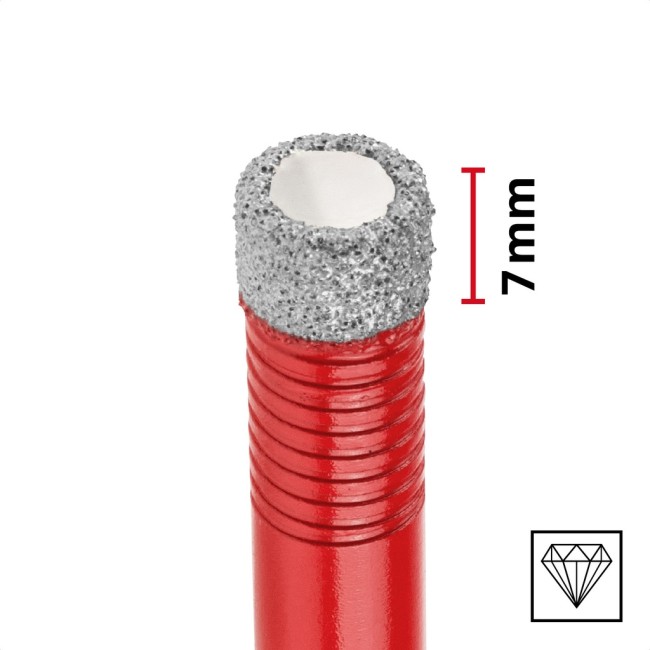 Набір трубчастих свердел по плитці 4 шт Einhell, XS-Case (500404)