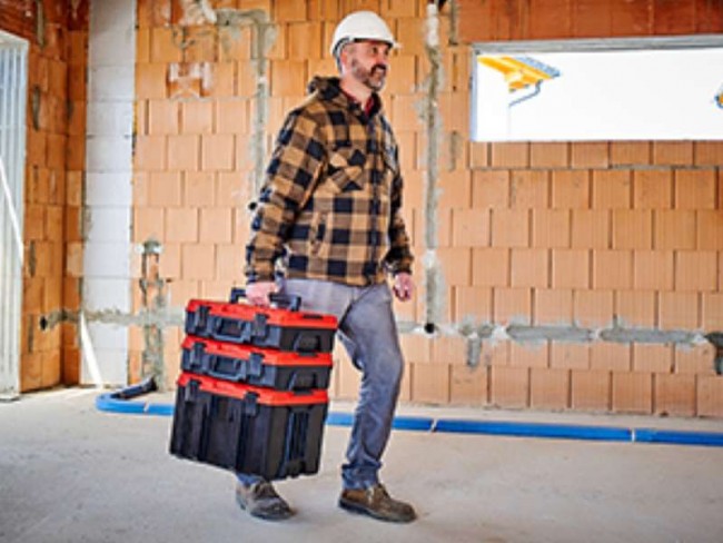 Пластиковый кейс Einhell E-Case L с колесами (4540014) Пластиковый кейс Einhell E-Case L с колесами (4540014)