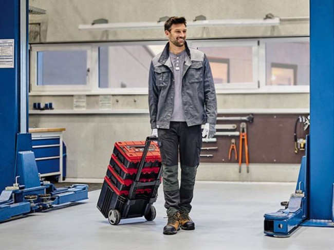 Пластиковый кейс Einhell E-Case L с колесами (4540014)