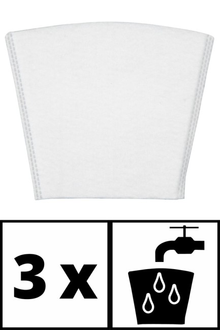 Фильтр тканевый для пылесосов Einhell TE-VC 18 и TE-HV 18/06, 3 шт (2351271)