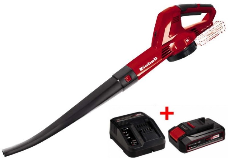 Набір повітродувка Einhell GE-CL 18 Li E Solo + зарядний пристрій і акумулятор 18V 2,5 Ah (3433532, 4512097)