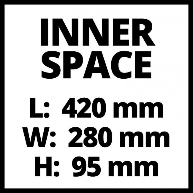 Пластиковый кейс Einhell E-Case S-F (поролон) (4540019) Пластиковый кейс Einhell E-Case S-F (поролон) (4540019)