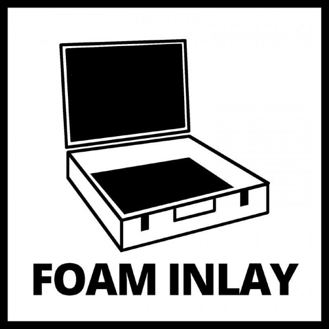 Пластиковый кейс Einhell E-Case S-F (поролон) (4540019) Пластиковый кейс Einhell E-Case S-F (поролон) (4540019)