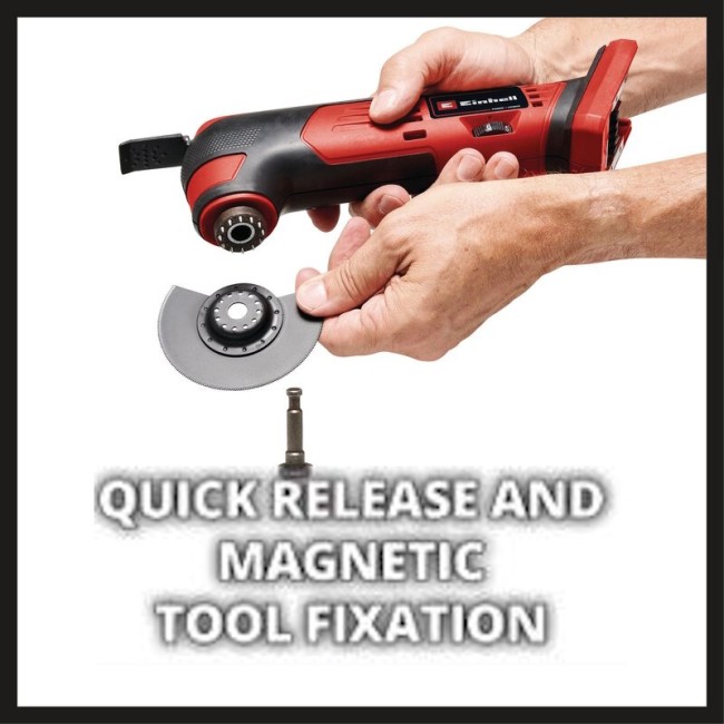 Багатофункціональний інструмент акумуляторний Einhell TE-MG 18/1 Li - Solo (4465195) Багатофункціональний інструмент акумуляторний Einhell TE-MG 18/1 Li - Solo (4465195)