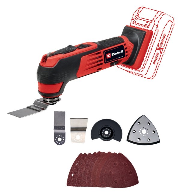 Багатофункціональний інструмент акумуляторний Einhell TE-MG 18/1 Li - Solo (4465195) Багатофункціональний інструмент акумуляторний Einhell TE-MG 18/1 Li - Solo (4465195)