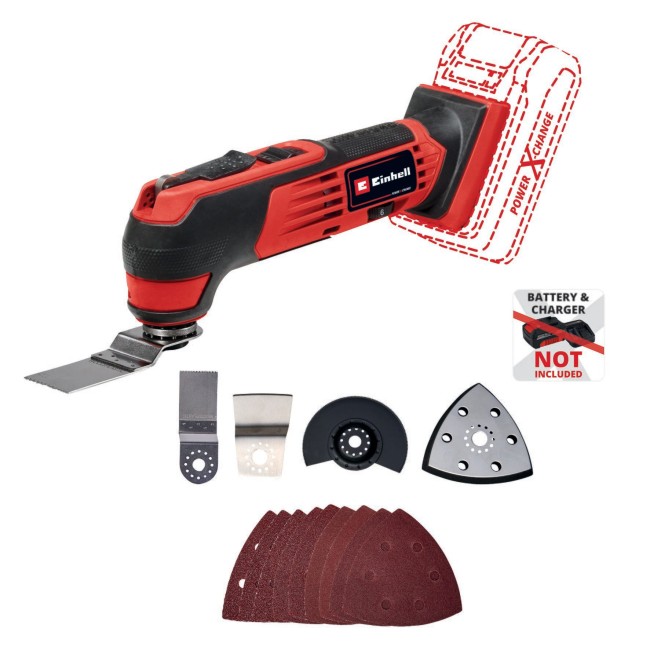 Багатофункціональний інструмент акумуляторний Einhell TE-MG 18/1 Li - Solo (4465195) Багатофункціональний інструмент акумуляторний Einhell TE-MG 18/1 Li - Solo (4465195)