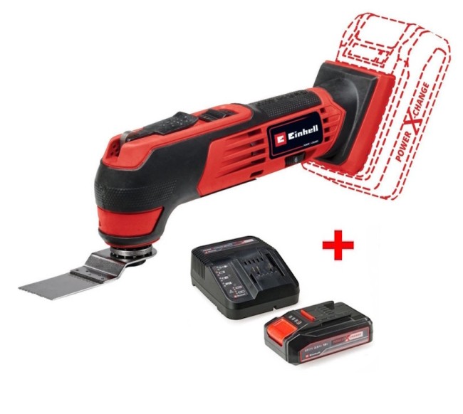 Багатофункціональний інструмент акумуляторний Einhell TE-MG 18/1 Li - Solo (4465195) Багатофункціональний інструмент акумуляторний Einhell TE-MG 18/1 Li - Solo (4465195)