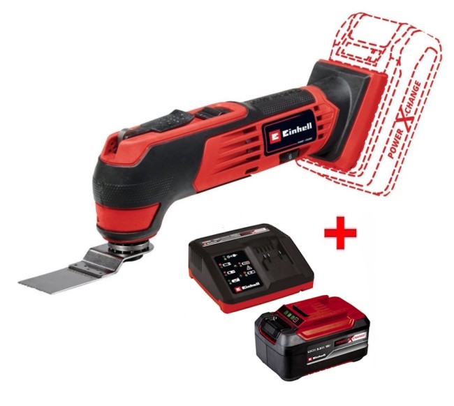 Багатофункціональний інструмент акумуляторний Einhell TE-MG 18/1 Li - Solo (4465195) Багатофункціональний інструмент акумуляторний Einhell TE-MG 18/1 Li - Solo (4465195)
