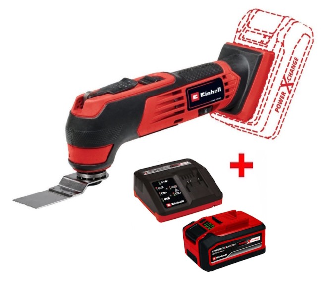 Багатофункціональний інструмент акумуляторний Einhell TE-MG 18/1 Li - Solo (4465195) Багатофункціональний інструмент акумуляторний Einhell TE-MG 18/1 Li - Solo (4465195)